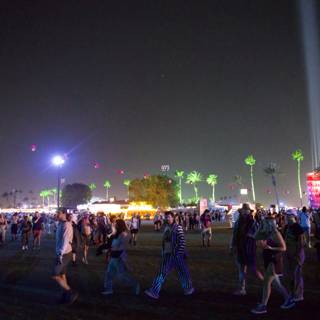Vibrant Nights at Coachella 2024: Urban Pulse and Festival Lights