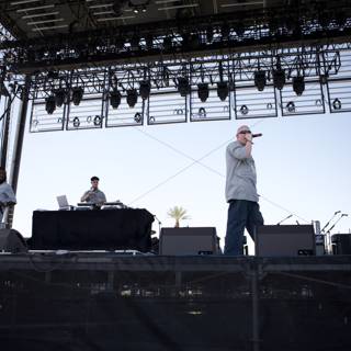David Draiman and Band Rock Coachella Stage