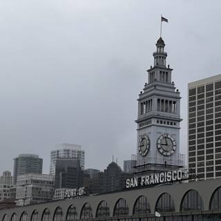 Iconic Clock Tower of San Francisco