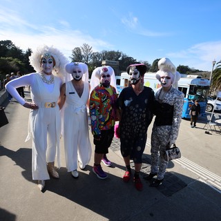 Drag Performers at Outdoor Celebration Event