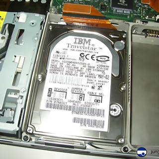Removing an IBM Hard Drive