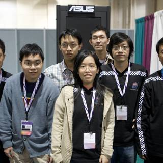 Team of Asian Men at Super Computing Conference