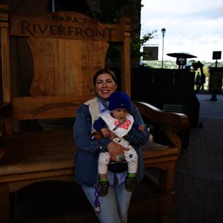 Family Memories at Napa's Giant Chair