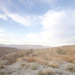 Majestic View of Anza Borrego Mountains and Desert