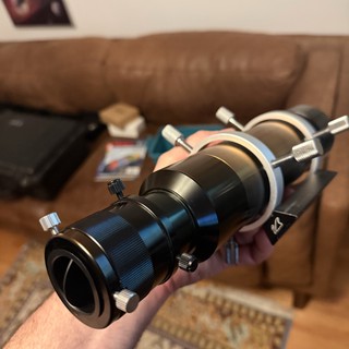 Close-up of Vintage Camera Lens Attachment