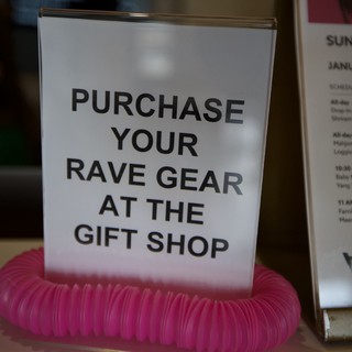 Baby Rave Gift Shop Sign at Asian Art Museum