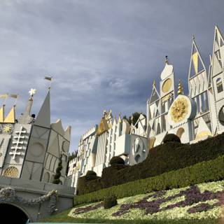 The Glittering White Castle of Disneyland