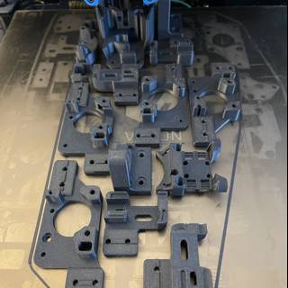 3D-Printed Number Symbol on Metal Base