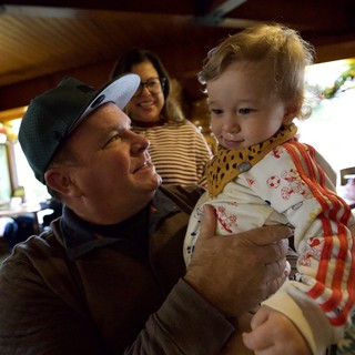 Multi-Generational Family Moment at Madonna Inn