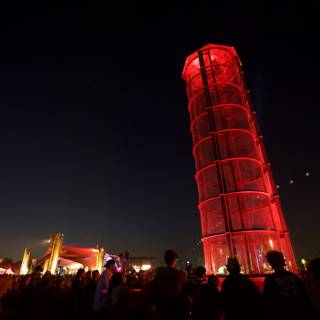 The Red Tower of Urban Metropolis
