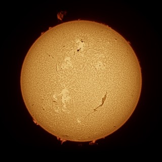 The Sun in Hydrogen-Alpha: Full Solar Disk 2026