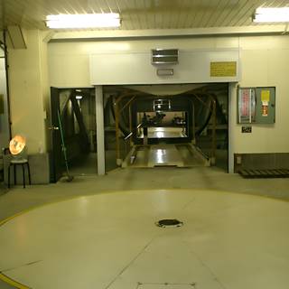Circular Room with Large Door in Tokyo Government Office