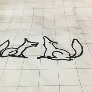 Inked Foxes