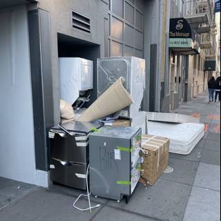 Sidewalk Dumping in the City