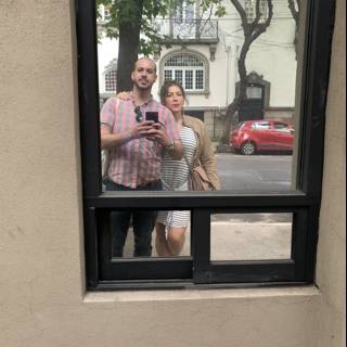 Window Selfie with Lori S and Dave B