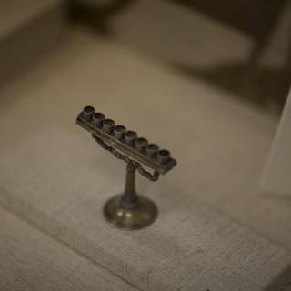 Menorah Display at Museum of Israel