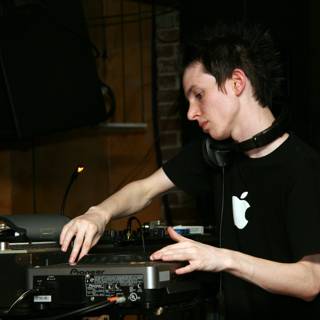 The Teenage DJ in Black