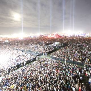 Energetic Crowd Rocks Coachella at Night
