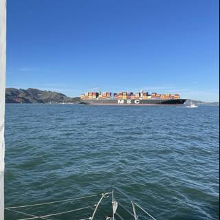 Majestic Freighter on San Francisco Bay