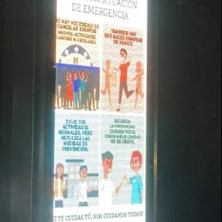 Emergency Services Campaign Billboard in Chapultepec Park, Mexico