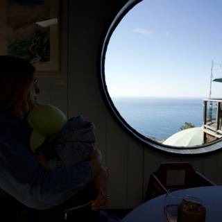 A Serene Voyage: Mother and Child at Big Sur