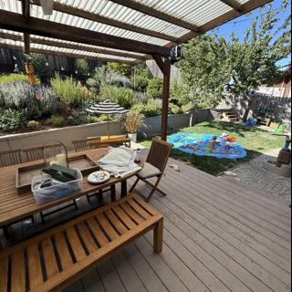 Serene Backyard Gathering