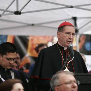 Cardinal Daniel DiNardo Speaks at Ceremony