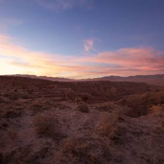 A Fiery Sunset in Death Valley