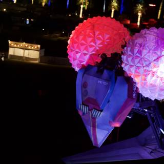 Glowing Flower Balloon at Coachella
