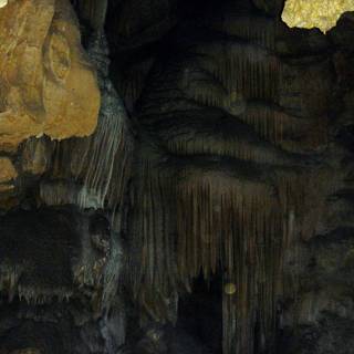 The Majestic Waterfall in the Cave
