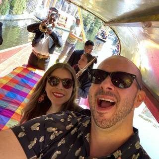 Selfie on the Beautiful Xochimilco Lake