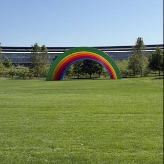 Rainbow Path at Apple Park