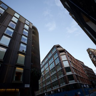 Modern Urban Development in London Courtyard