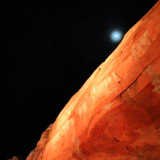 Lunar Glow on the Canyon Walls