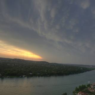 Sunset over Lake Austin