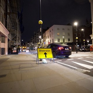 Urban Night Street Diversion in London