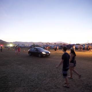 Festivalgoers at Coachella
