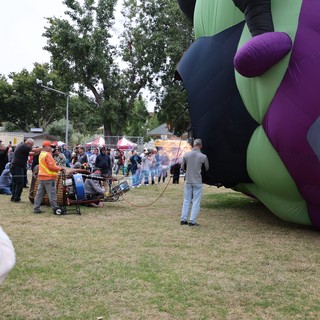 Hot Air Balloon Inflation at Sonoma County Classic