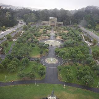 Aerial Panorama of Golden Gate Park