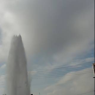 Highland Water Fountain in the Sky