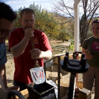 Autumn Apple Pressing at the Farm