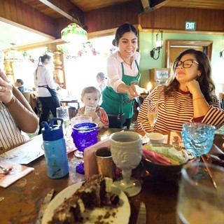 Family Dining Experience at Festive Restaurant