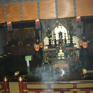 Altar Room in Kyoto Temple