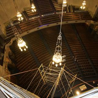 Inside the Damaged Wilshire Temple Auditorium