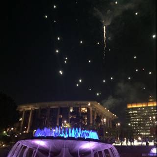 Lighting up the Fountain