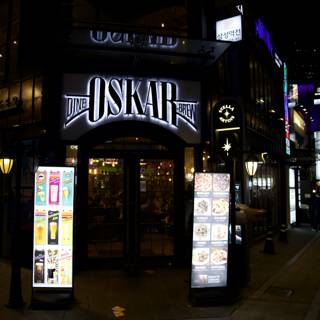 Neon Night at Oskar's: An Urban Epitome in Korea