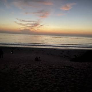 Majestic Sunset Over the Carmel Beach