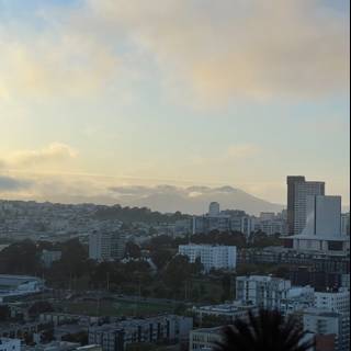 Urban Sunset in San Francisco
