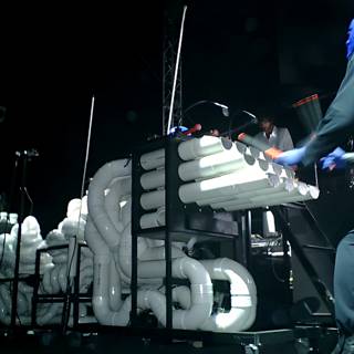 Blue Man Group Lights Up O2 Arena in London