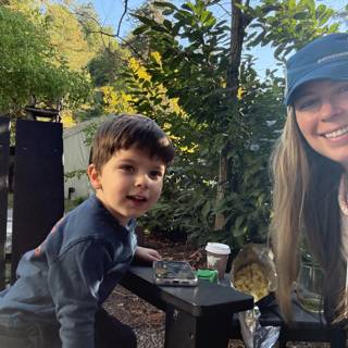 Sunny Backyard Smiles